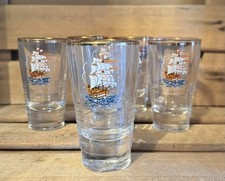 6 x Aged Vintage Ship design