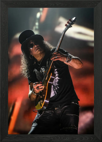 Slash playing guitar - , stage