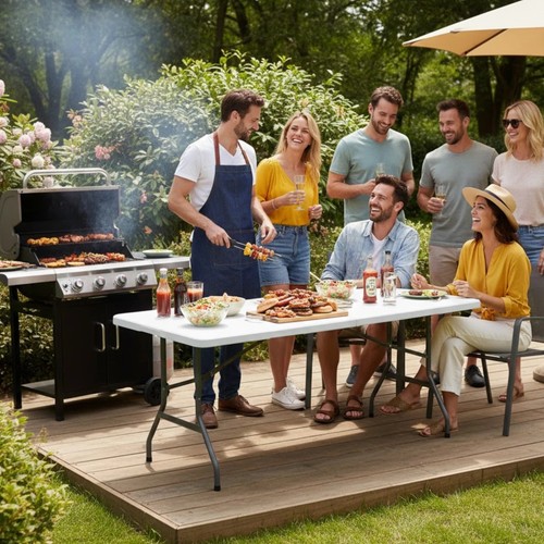 6ft folding table portable - 6ft,