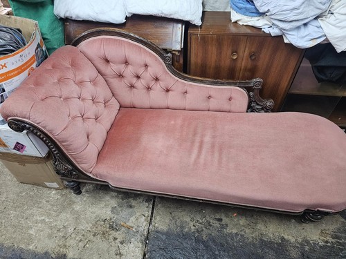 Victorian chaise longue - chaise,
