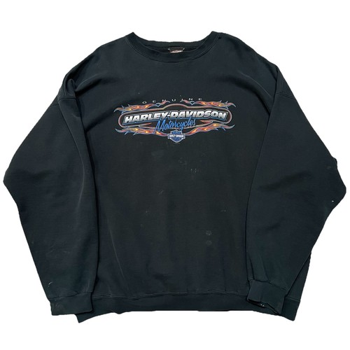Vintage harley davidson flames - vintage,