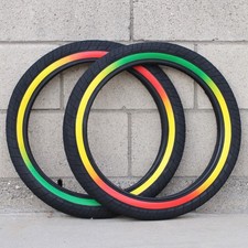 PAIR OF SALT BMX STING TIRES