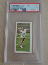 Barratt - Famous Sportsmen (1971) - Margaret Court (Tennis) PSA7