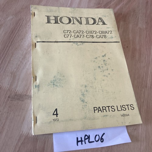 Honda c72 ca72 - c72, ca77