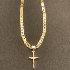 Gold chain mariner link - gold,