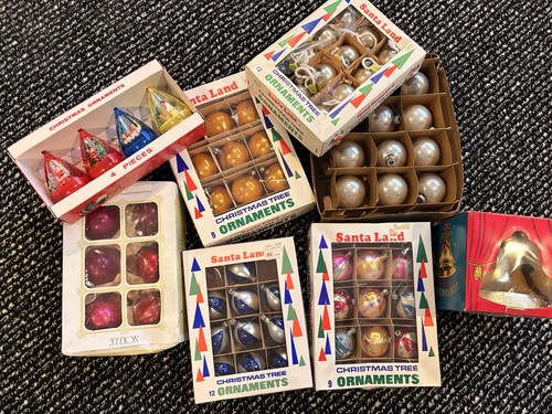 Vintage glass christmas - 55+,