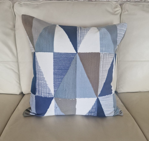 Next blue grey geometric - blue,