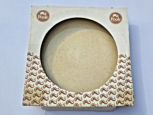 Vintage poole pottery flan - vintage,
