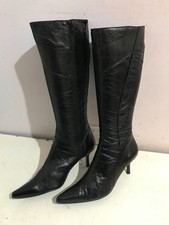 Faith leather calf high black