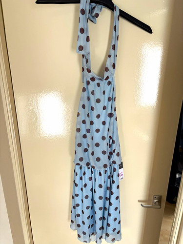 Primark womens blue polka - womens,