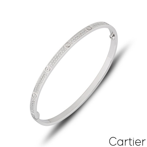 Cartier white gold pave - gold,