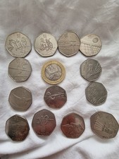 14x London 2012 Olympic 50p