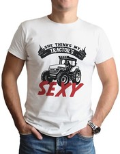Mens Tractor T Shirt Top Funny Joke Novelty S - 2XL Farmer Farming Gift Farm
