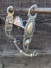 Western Silver Show Bit - Oval
