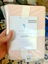 Disney Pottery Barn pillow sham princess Luxe Chamois Pink holiday party gift -