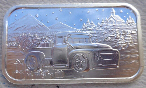 Country christmas truck - 1, oz.