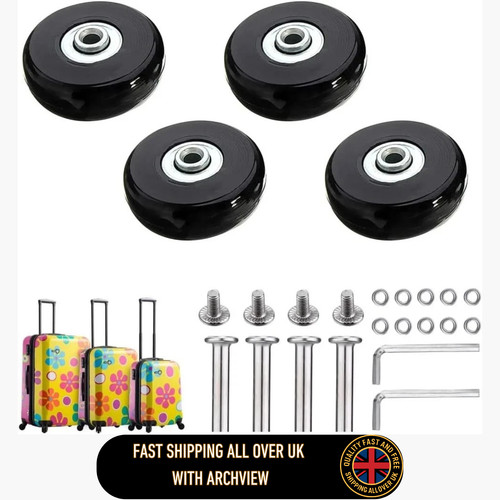 50x18mm luggage wheels - 50x18mm,