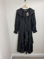 Sister Jane Black Tiered Midi