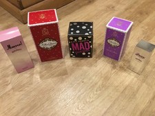 collection job lot bundle of 5 Katy Perry empty perfume bottles in original box