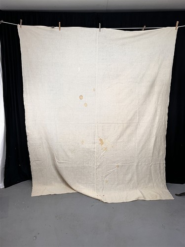 Antique blanket white wool - antique,