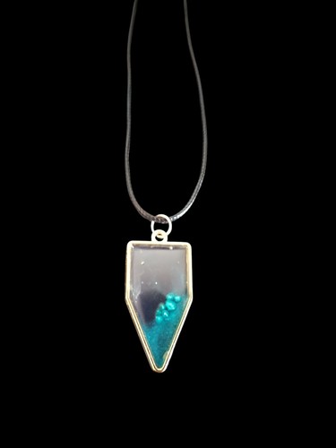 Handmade resin necklace - resin,