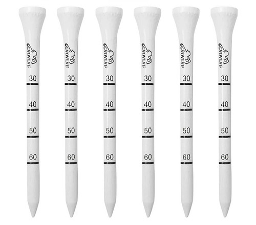 Wooden bamboo golf tees - bamboo,