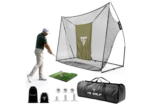 Golf practice net pro bundle - net,
