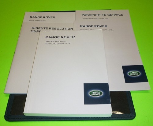 2014 range rover owners - owners, manual