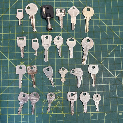 Old vintage keys - old,