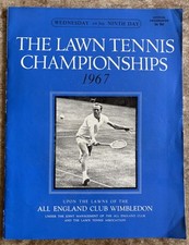 Wimbledon Tennis Championships 1967 Ninth Day Programme 🎾 FREE POST!