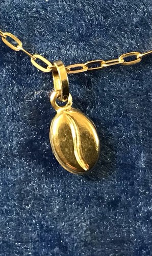 9ct gold coffee bean - 9ct,