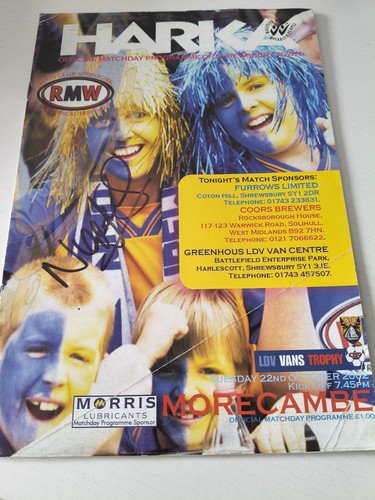 Shrewsbury town morecambe - town, v