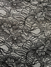 Black Spidery Floral/Paisley