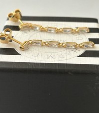 Thomas Sabo Sterling Silver Gold Plated Earrings. New in package.