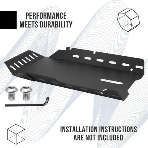 Skid plate aluminum belly - skid,
