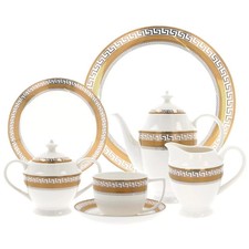 24 Piece Royal Greek Key