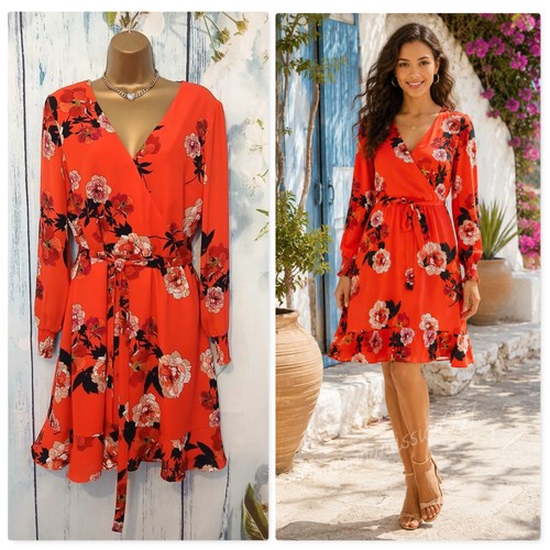 New oasis red floral wrap - floral,