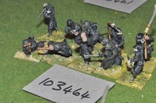 28mm renaissance / samurai - ninjas 10 figs - (103464)