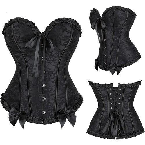 Women black overbust boned - women,