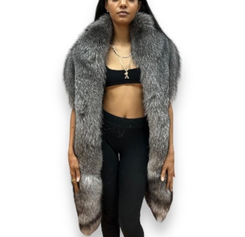 Grey faux fur shrug wrap - grey,