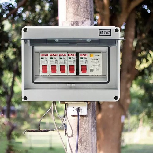 Way consumer unit fuse - box, 4