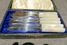 ANTIQUE CASED SET OF 6 JOSEPH