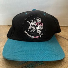 Motorcross Black Hat Snap
