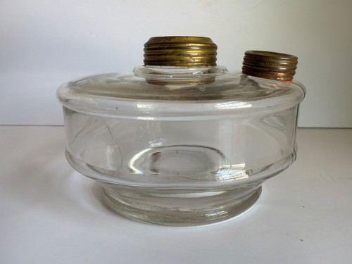 Antique clear glass - antique, oil