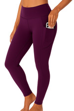 New Ladies High Waist Leggings Womens Tummy Control Sports Fitness Gym Trousers