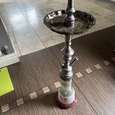 Khalil Mamoon Shisha Hookah 31" Full Set OFFICIAL FREE Coal + Poker +10Mouthtips