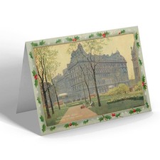 XMAS NOTELET - Vintage London - Grosvenor Hotel, Adjoining Victoria Station