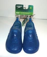 NEW Boys SPEEDO Blue Jelly Aquatic Water Shoes Pool Beach M 7/8