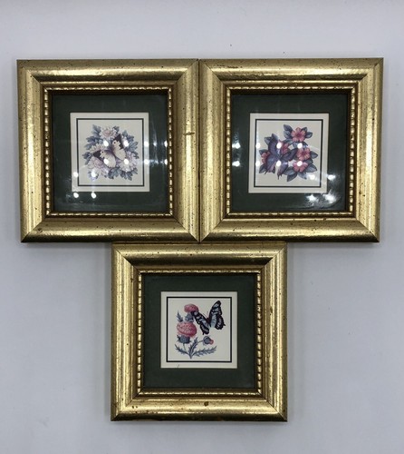 Butterflies blossoms x4 - &, 4”x4"