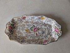 James Kent Longton England China Sandwich Dish